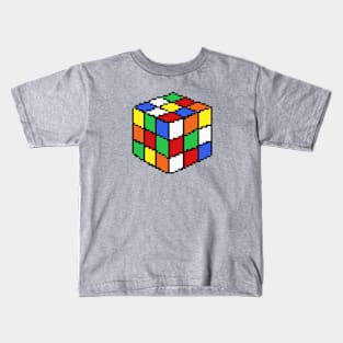 Colored rubik's cube Kids T-Shirt